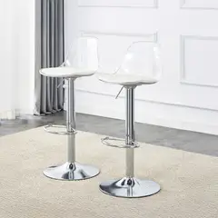 GENERICO - Set X2 Silla Bar Butaco Giratoria Barra Bar Cocina Refcoruña