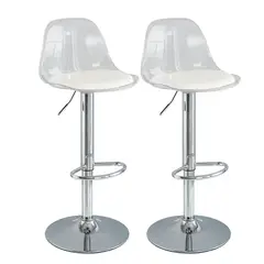 DIMATEX LEON - Set X2 Silla Bar Butaco Giratoria Barra Bar Cocina Refcoruña Gris Coruña X2