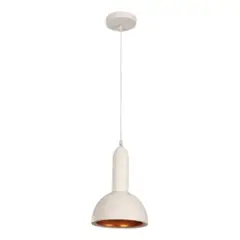DESIGNER - LAMPARA COLGANTE BLANCA 1 LUZ IKELITE MODERNA
