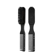 GENERICO - Cepillo Y Peine X 2 Unid Barba Hombre Cuidado Cabello Pelo