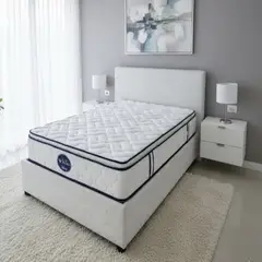 GENERICO - COLCHON ZAFIRO SEMIDOBLE SULTAN 120 * 190 SEMIFIRME - ORTOPEDICO - CASATA