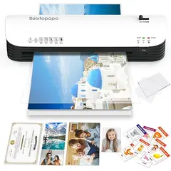 GENERICO - Laminadora A4 Caliente/Fría 9" + 12 Laminillas Home