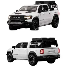 GENERICO - Dodge Ram Mammoth 1500 con luz y sonido a escala 1:32 BLANCO
