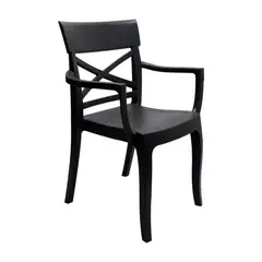 BOXBIT - Silla Exterior Florencia Con Brazos - Grafito