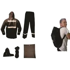 GENERICO - Combo Impermeable Moto 4 Piezas + Forro Maleta + Obsequios