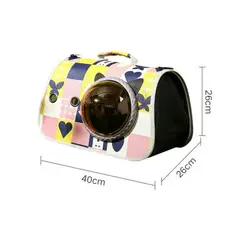 GENERICO - Mochila Transportadora para Gatos y Mascotas Pequeñas con Ventana Transparente