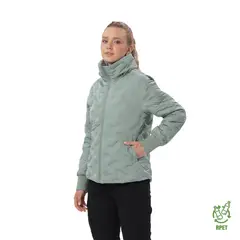 TOTTO - Chaqueta Acolchada para Mujer Bab Verde