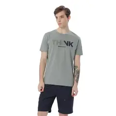 TOTTO - Camiseta Estampada para Hombre Primen Verde