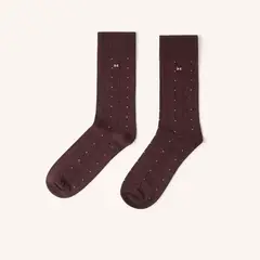 MARIO HERNANDEZ - Medias Mosaico Extrafina Vino MH Socks