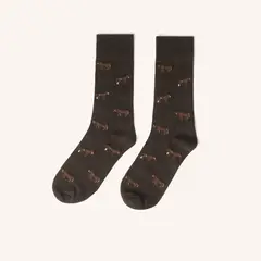 MARIO HERNANDEZ - Medias Caballo Café MH Socks