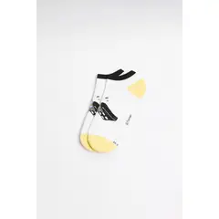 KOAJ - Medias tobilleras cremas con diseño de Donald y contra Hombre