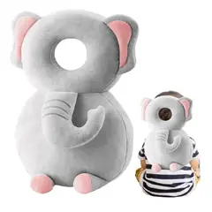 GENERICO - Almohada protector de cabeza y espalda para bebes mochila ajustable antigolpes