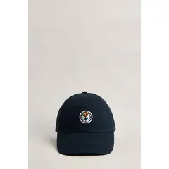 KOAJ - Cachucha beisbolera azul intensa con diseño de flor bo Hombre