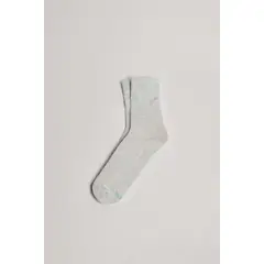 KOAJ - Medias unicolores largas con texturas acanaladas Mujer