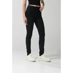 KOAJ - Jean negro push up tiro alto con realce posterior Mujer