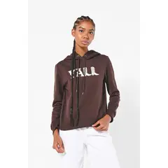 KOAJ - Buso con capota para mujer, puños y bajo con rib y estamp MUJER