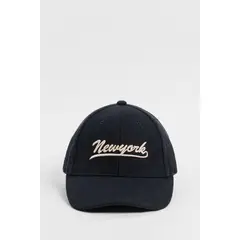KOAJ - Gorra azul con bordado de "New York" Hombre