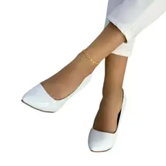 EVEGONZ - Tacones de Mujer Ejecutivos Blancos