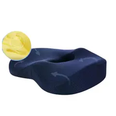 GENERICO - Cojin Ortopedico Para Silla Carro Oficina Coxis Espalda