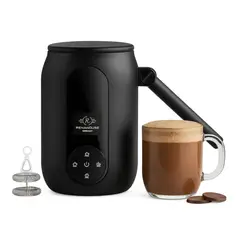 RENAHOUSE - Chocolatera Electrica Espumador Leche Pantalla Digital 250ml