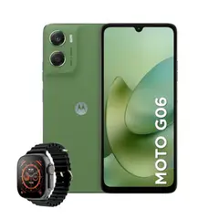 MOTOROLA - Celular G06 256GB 4GB+4GB Verde + Smartwatch