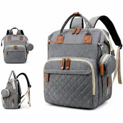 ONE PIXEL - Bolso Pañalera Con Cable Usb Y Monedero