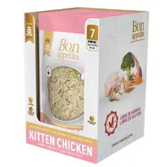PET SPA - Alimento Para Gato Bon Appetita Cachorro Pollo 100 g Caja x7 unds