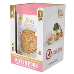 PET SPA - Alimento Para Gato Bon Appetita Cachorro Cerdo 100 g Caja x7 unds