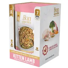 PET SPA - Alimento Para Gato Bon Appetita Cachorro Cordero 100 g Caja x7 unds