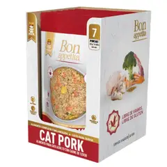 PET SPA - Alimento Para Gato Bon Appetita Adulto Cerdo 100 g Caja x7 unds
