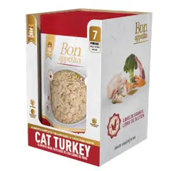 PET SPA - Alimento Para Gato Bon Appetita Adulto Pavo 100 g Caja x 7 unds