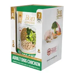 PET SPA - Comida Húmeda Para Perro Adulto Bon Appetita Pollo Caja x 7unds