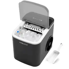 SOKANY - Máquina De Hacer Hielo Portátil 112w Ice Maker 26lb