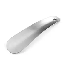 GENERICO - Calzador Zapatos Unisex Acero 14 Cms Metalico Colgar Portatil Viaje Bolsillo