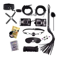 GENERICO - Kit Erótico 12 Piezas Bdsm Bondage Juego Sadomasoquismo Full