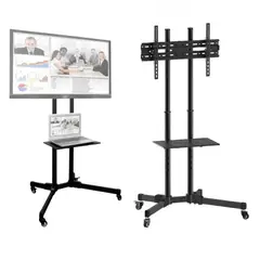 GENERICO - Soporte TV Móvil Profesional 32” a 70” Con Ruedas 50kg Alta Resistencia