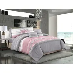 SIRENITAS - Juego de sabanas Gris Ángeles