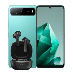 INFINIX - Celular Hot 60i 8GB RAM 256GB 5G Verde + Obsequio Audifonos Genius