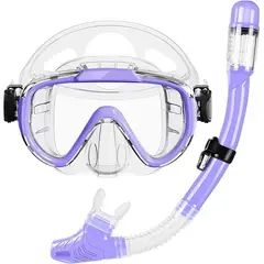 INNOVA - Careta Gafas Buceo Mascara Natacion Para Niños Snorkel Seco