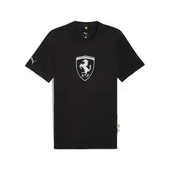 PUMA - Camisa Deportiva Ferrari Sportswear Shield Negro Hombre