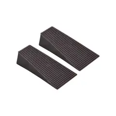 FERRENOVO - Tope Retenedor para Puerta Marrón 7 cm x2