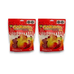 GARABATOS - Gomas Gomango Picantes Cubiertas de Chamoy 311g X2 Paq