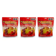 GARABATOS - Gomas Gomango Picantes Cubiertas de Chamoy 311g X3 Paq