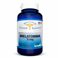 MILLENIUM NATURAL SYSTEM - Melatonina 3mg x120 Capsulas - Natural system