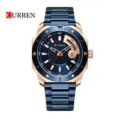 CURREN - Reloj 8344 Azul Diseño Elegante