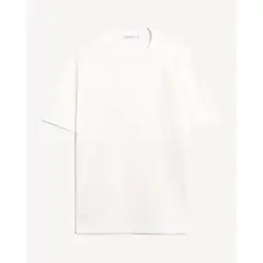 SEVEN SEVEN - Camiseta Texturizada En Rib Para Hombre Blanco