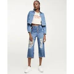 SEVEN SEVEN - Jean Para Mujer Culotte Color Azul Marca #28160597