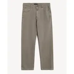 SEVEN SEVEN - Jean Straight Verde Oliva Para Hombre Verde