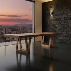 22 GRADOS DECORACION - Mesa Comedor Khufu En Roble Cr 220Cm X 120Cm