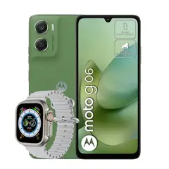 MOTOROLA - Celular G06 4Gb RAM 128Gb Verde + Smartwatch Mobula H8 Ultra